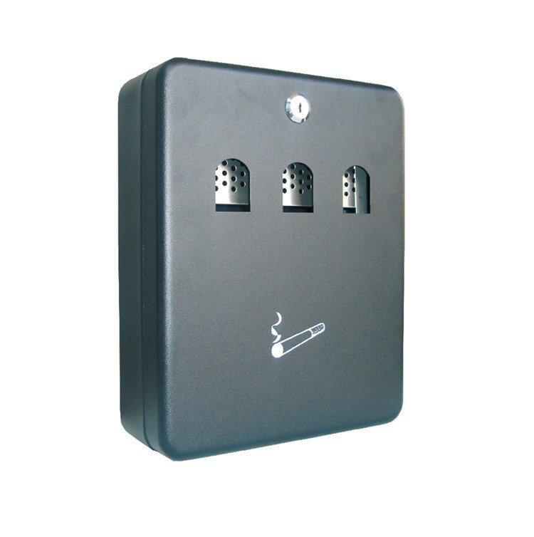 Round Wall Mount Cigarette Ash Storage Bin for Hotel